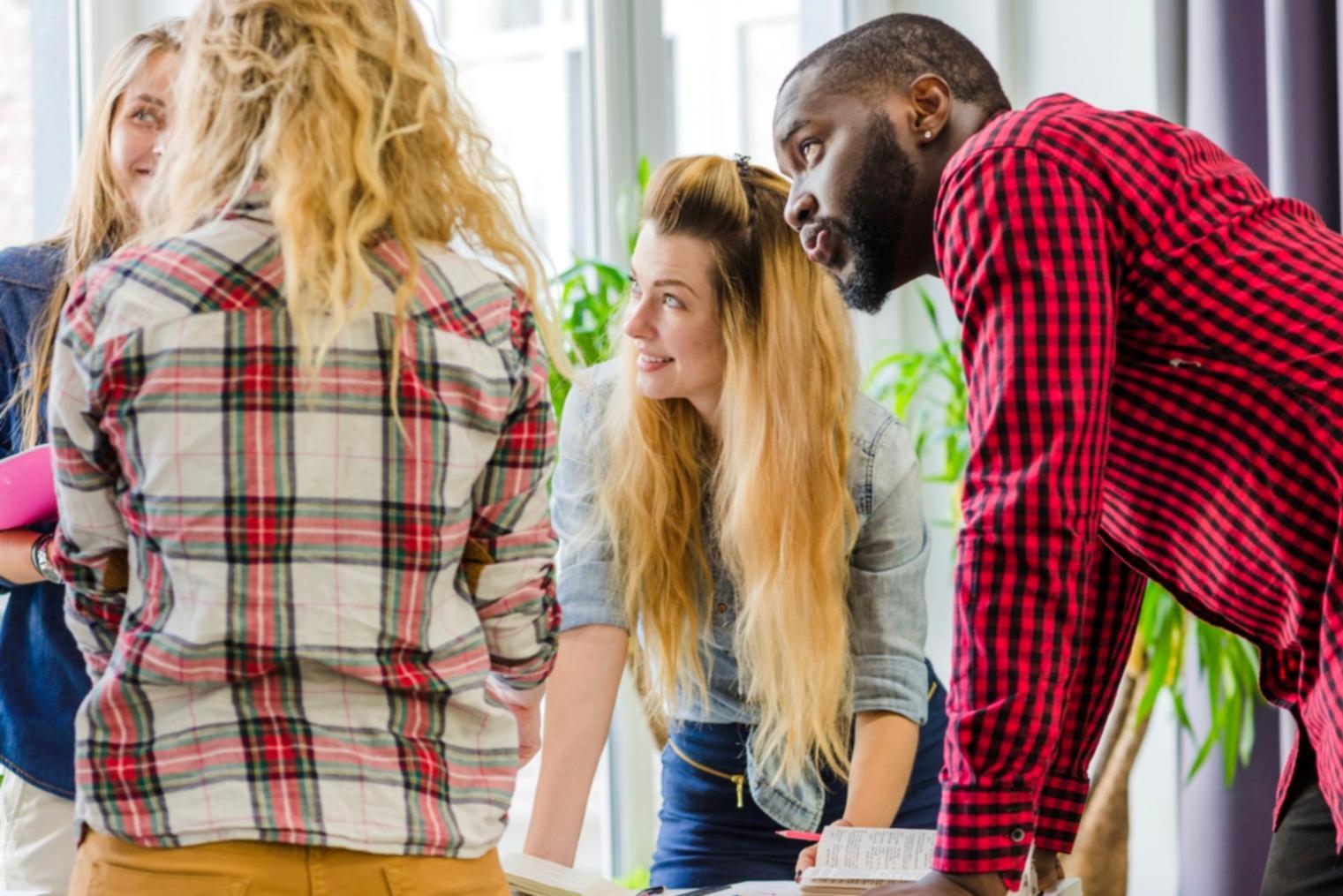 Kollaborative Arbeit in kleinen Gruppen